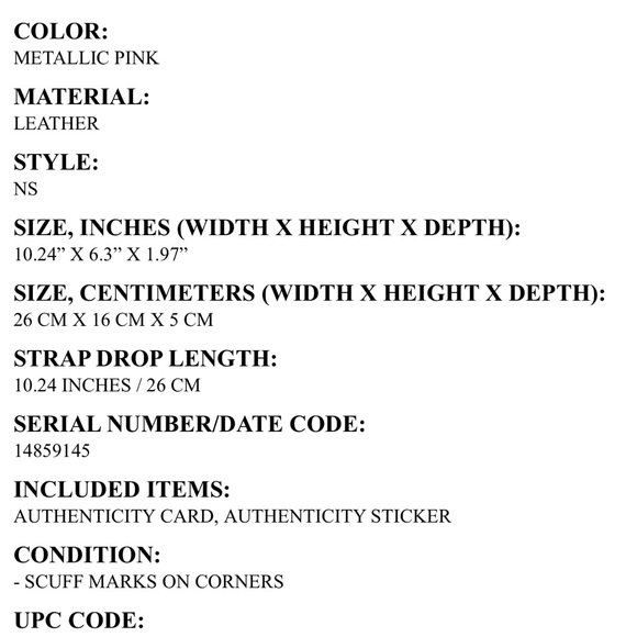 Chanel Bag in Iridescent Pink Leather w/Jewels - Picture 12 of 12